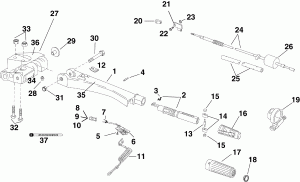 ������� (����� �������) (Tiller Arm)