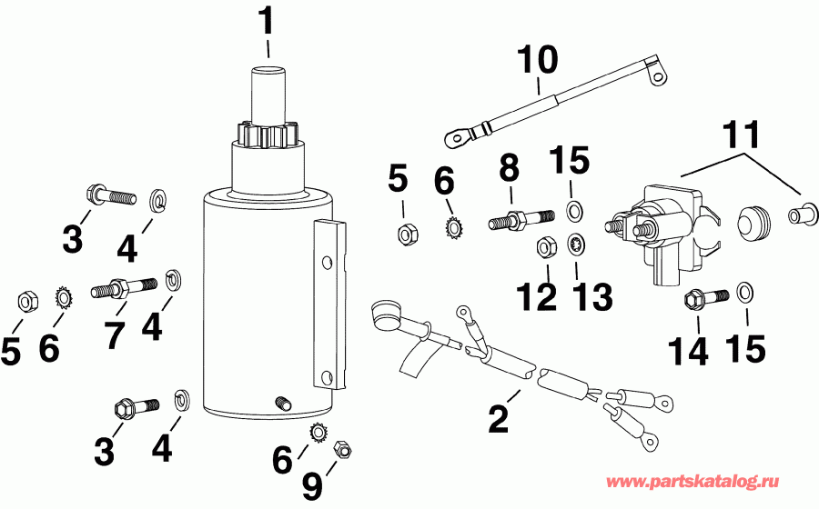 ��������� EVINRUDE E60DTLSCS  - ectric ������� & Solenoid