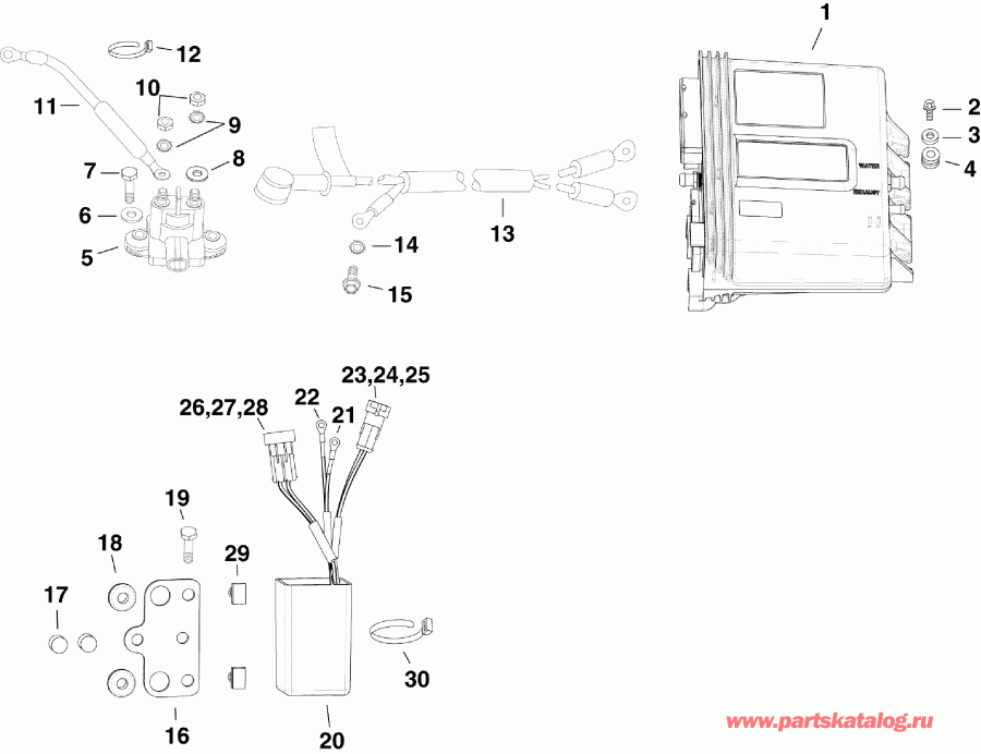  Evinrude E150HGLSES  - ectrical Components - ectrical Components