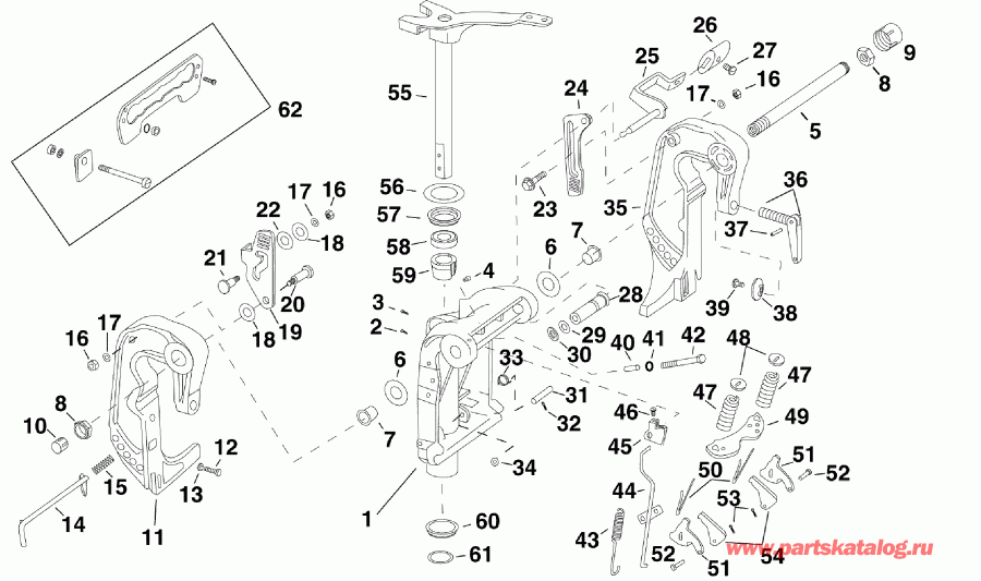 ��������� �������� ����� EVINRUDE E40DRLSEE  - ivel ���������