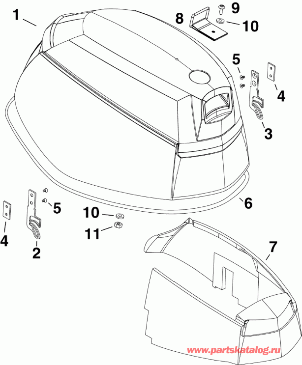 ����� Evinrude E55MJRLSEF  - gine ������