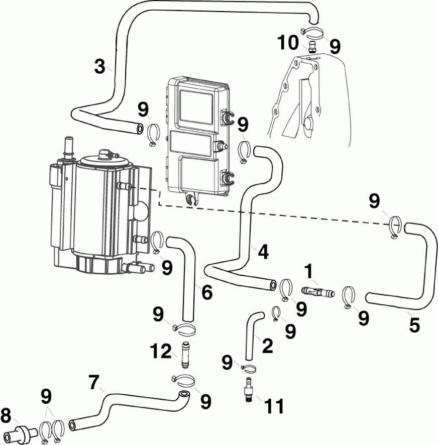 ��������� ����� ������� E55MRLSER  - oling Hoses