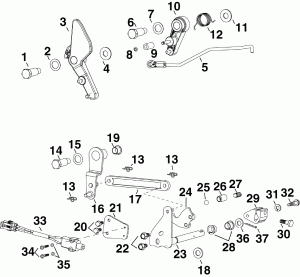  &   (Throttle & Shift Linkage)