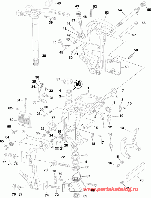 ��������� ��������� EVINRUDE E115DCXISR  - ivel ���������