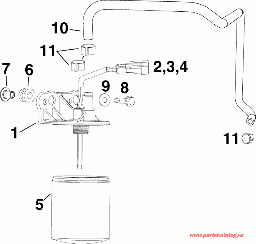��������� ��������� Evinrude E115DPXISM  - el Filter / el ������