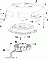  &  (Flywheel & Stator)