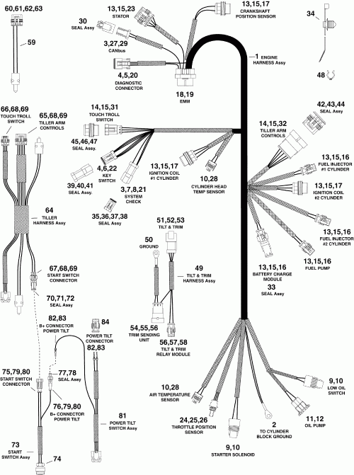  ������� E25DRLISC  - ectrical ���� �������� - ectrical Harness