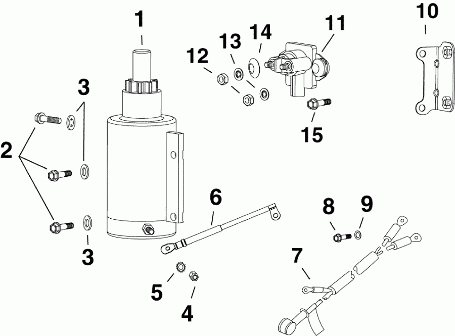 �������� ��������� ����� ������� E25DTLISC  - ectric ������� & Solenoid / ectric Starter & Solenoid