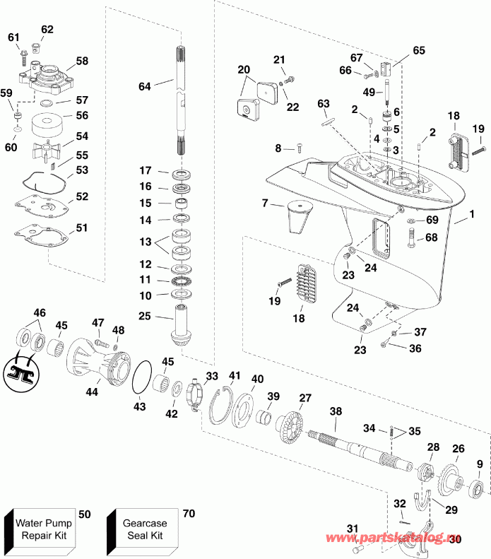 �������� ����� EVINRUDE E30DTLISC  - arcase