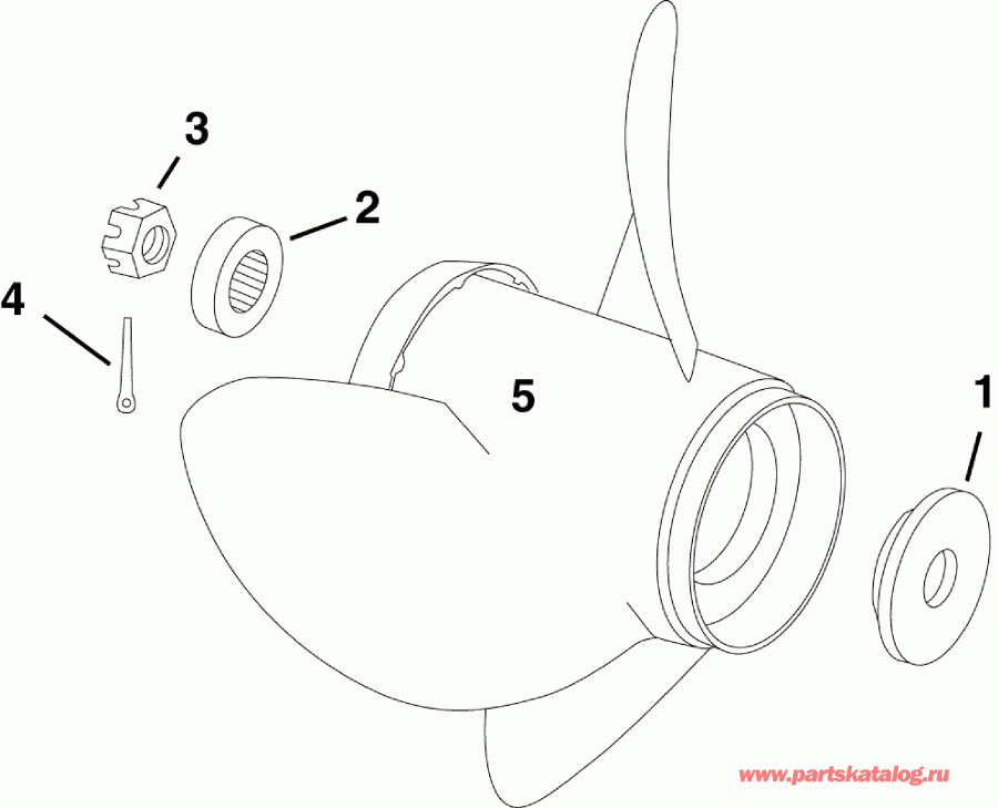  Evinrude E60DTLISF  - opeller Hardware / opeller Hardware