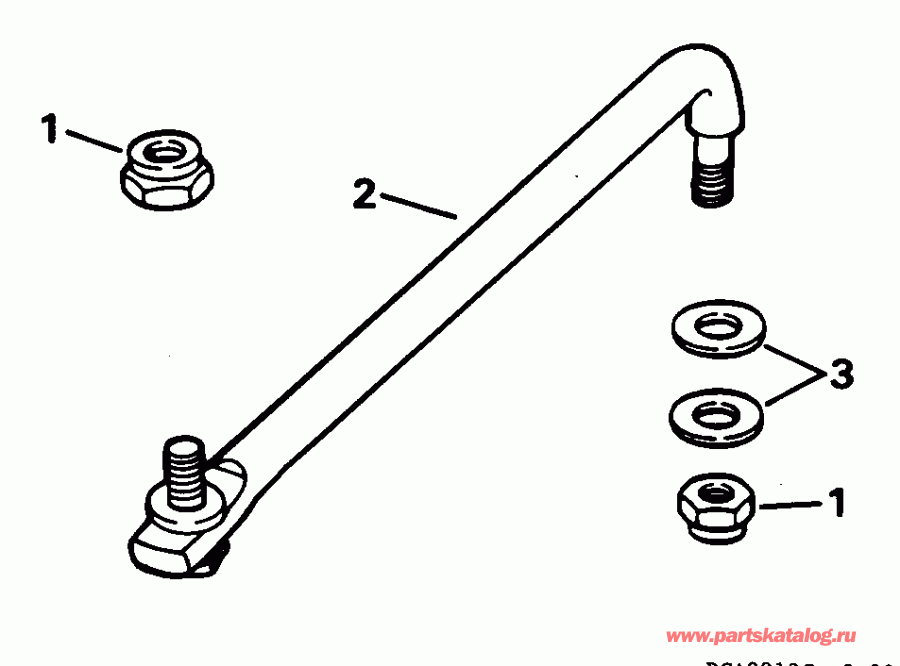 ��������� EVINRUDE E115GLEOC 1995  - eering Link Kit - ee������ ����������� Kit