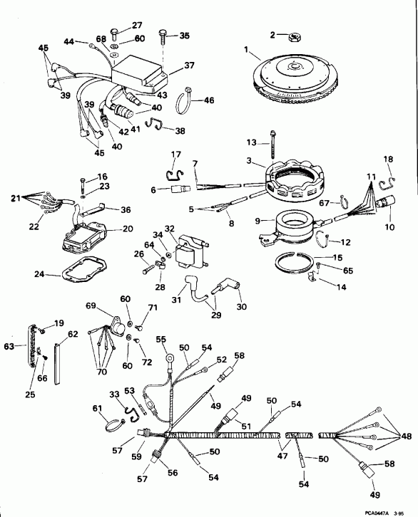  Evinrude E115JKLEOC 1995  - nition System