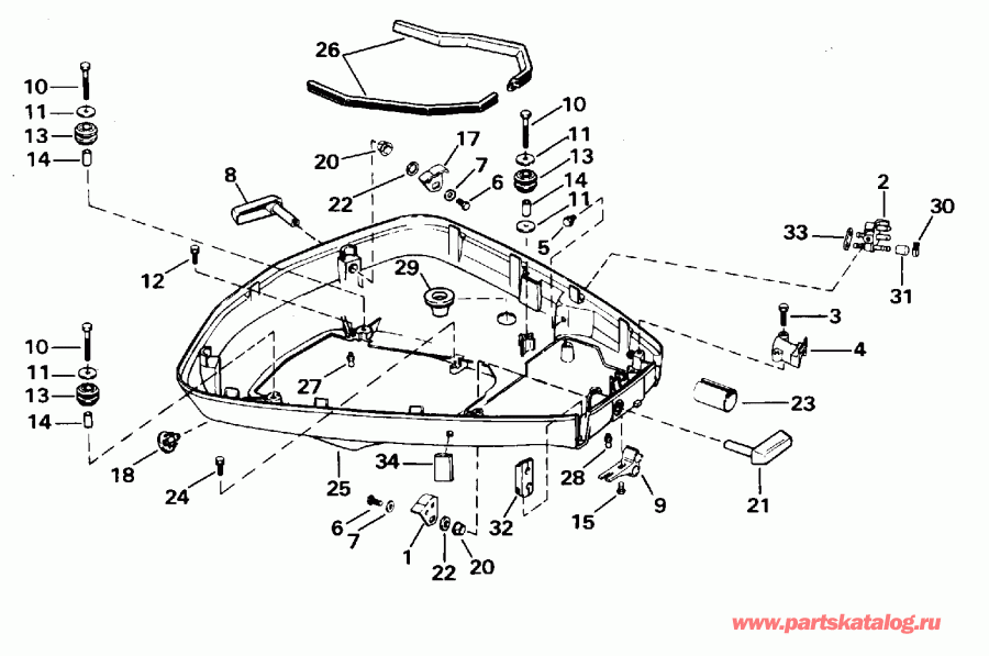 ��������� ����� ������� E115JKLEOC 1995  - wer Engine Cover - wer ������ ��������� (�����)