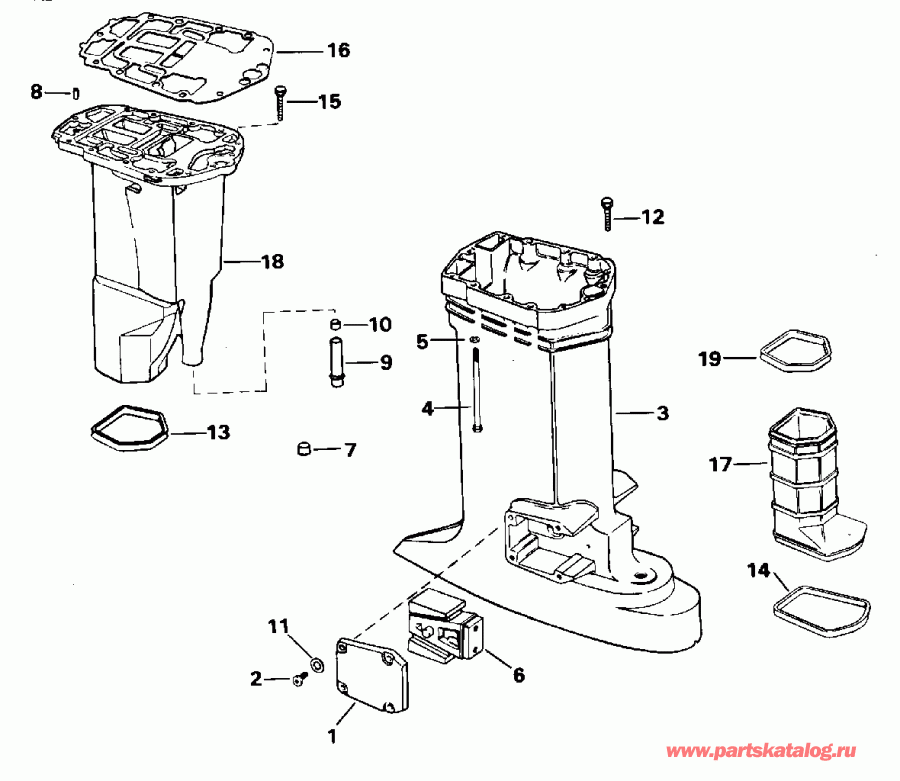 ����� Evinrude E115SXEOC 1995  - haust ������