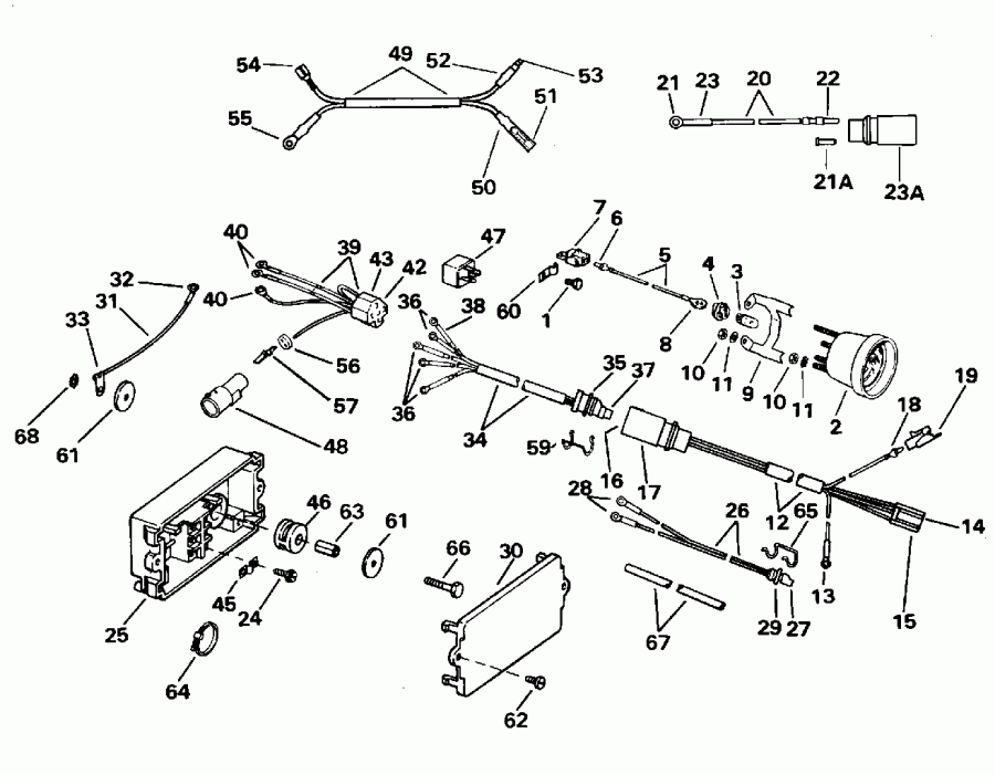 �������� ��������� ����� ������� E125WTPLE 1995  - wer Trim / tilt ���������