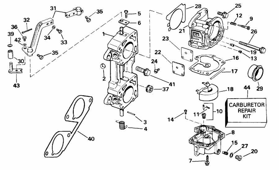 ��������� EVINRUDE E130CXAOR 1995  - 