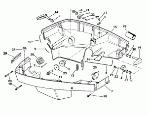 ������ ������ ��������� (Lower Engine Cover)