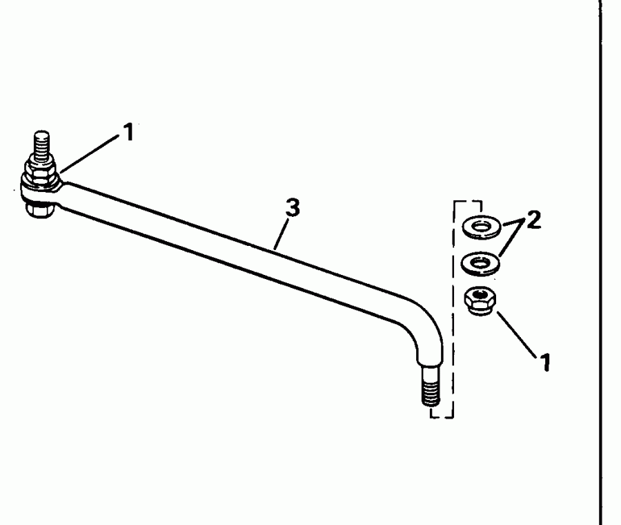 ��������� ����� EVINRUDE E130CXAOR 1995  - eering Link Kit / ee������ ����������� Kit