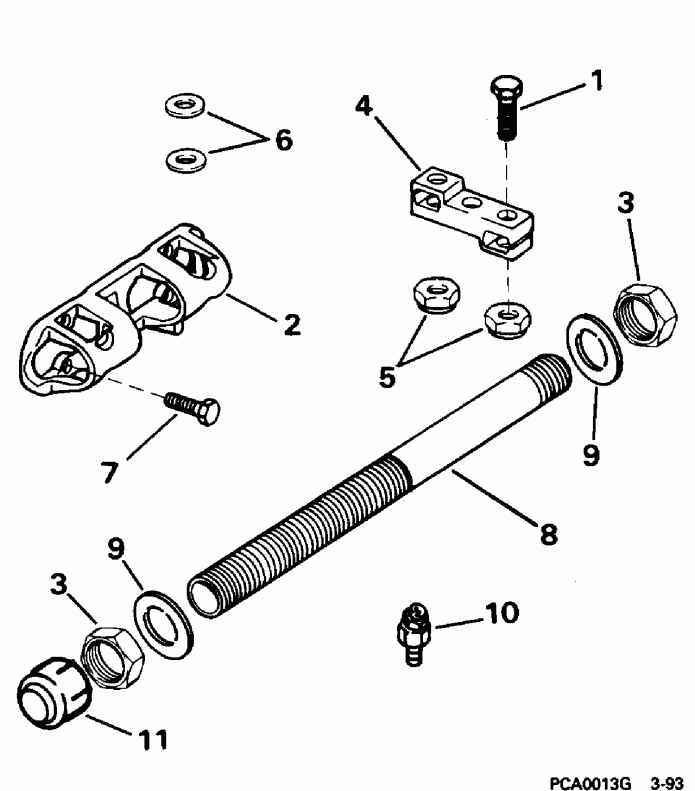 ��������� ����� Evinrude E150GLEOM 1995  - 150gl, Sl, Hl - 175gl, Sl Only - 150gl, Sl, Hl - 175gl, Sl Only
