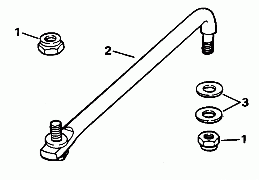   Evinrude E150WTLEOR 1995  - eering Link Kit / ee  Kit