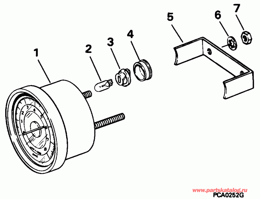 ����� Evinrude E150WTLEOR 1995  - Flush Mount - 7000 Rpm - Non-plug-in / ������ ��������� - 7000 Rpm - ��-��������-in