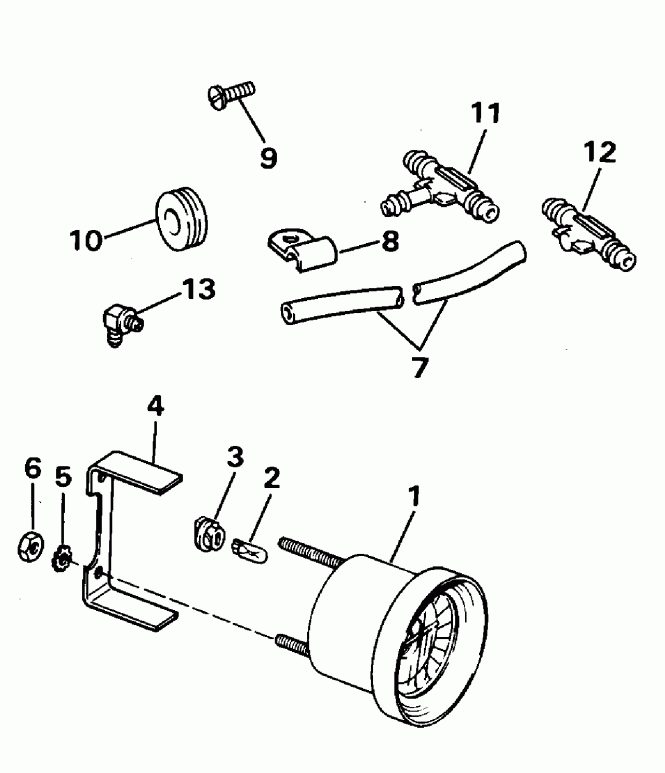��������� ��������� ������� E150WTXEOR 1995  - ter Pressure Gauge Kit / ter Pressure Gauge Kit