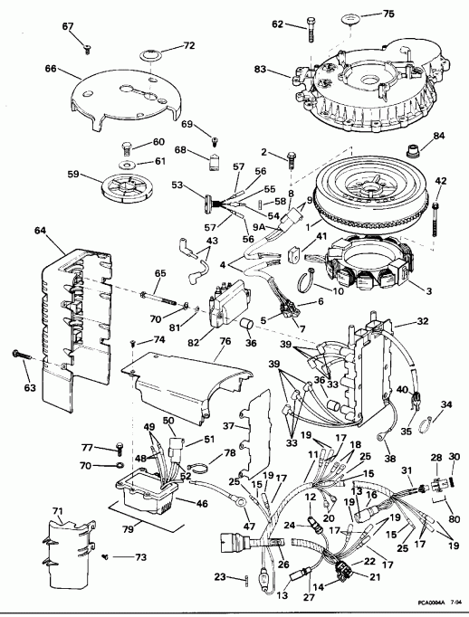 �������� ��������� ����� Evinrude E175EXEOM 1995  - nition System / nition System