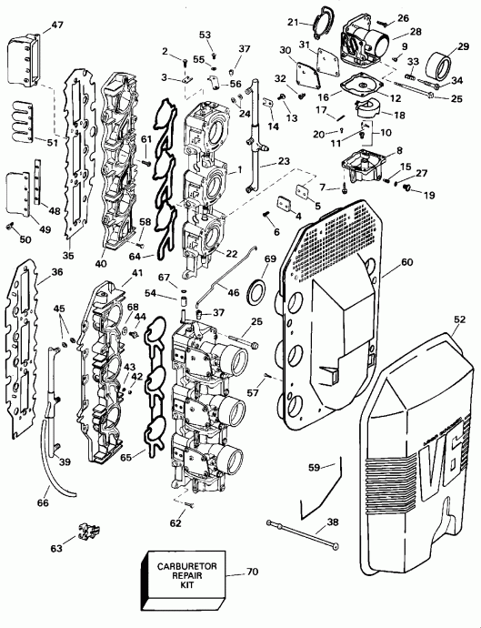 ��������� ����� ������� E175NXEOM 1995  - 150 H.p. - 150 H.p.