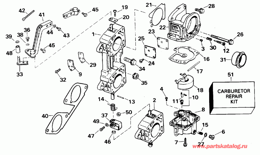 ��������� �������� ����� Evinrude E200CXEOC 1995  - 200
