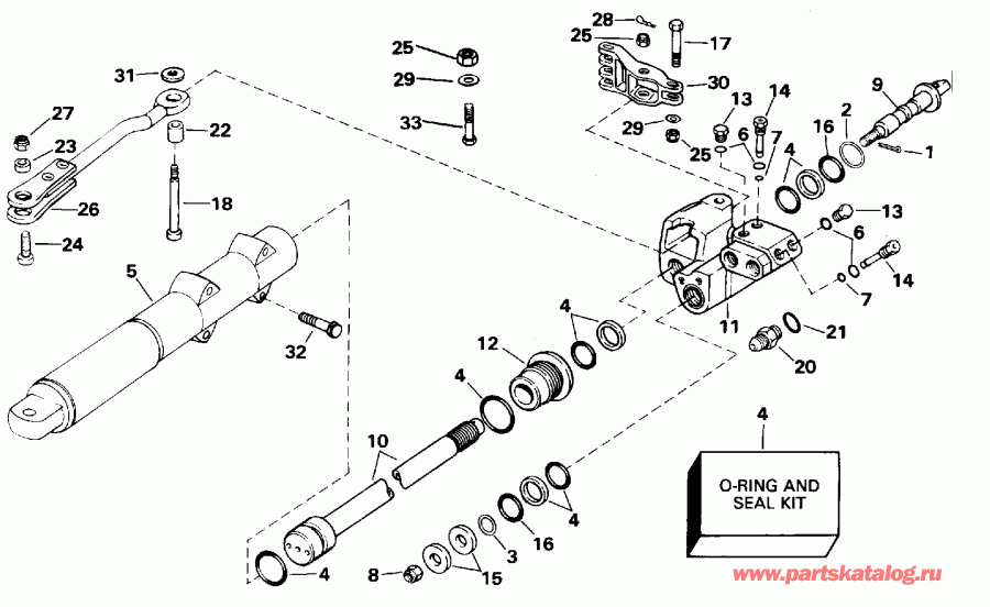 ��������� ������� E200CZEOC 1995  - linder & Valve Assembly - linder & ������ Assembly