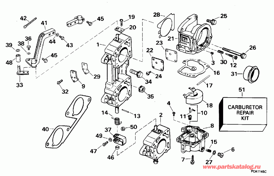 �������� ����� EVINRUDE E200TZEOC 1995  - 200sl, 225
