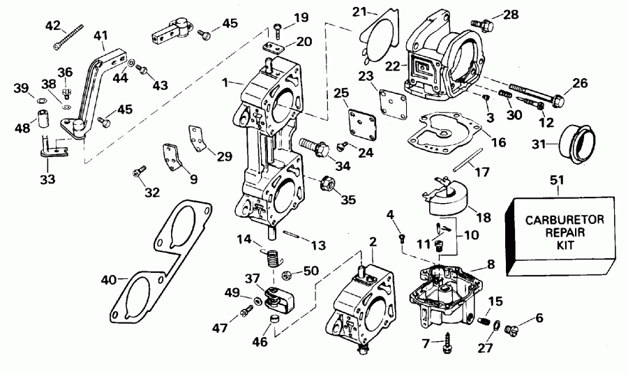 ��������� ��������� EVINRUDE E225CXEOB 1995  - 200 - 200