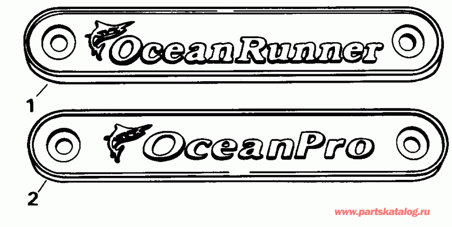 ��������� �������� ����� ������� E225PZEOB 1995  - cessory Transom �������� - cessory Transom Plate