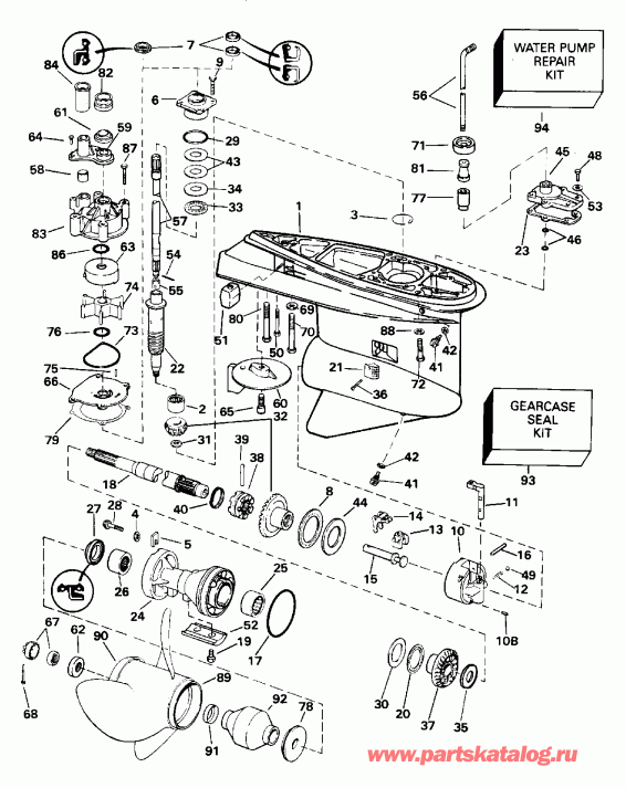 ��������� ��������� ������� E225PZEOB 1995  - Standard Rotation - 25 In. & 30 In. Models