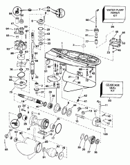 �������� - �������� Rotation - 25 ���� & 30 ���� Models (Gearcase - Standard Rotation - 25 In. & 30 In. Models)