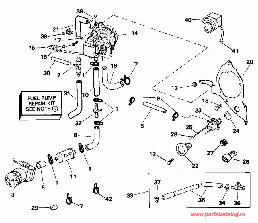  EVINRUDE E225TZEOB 1995  - el Pump - el �����