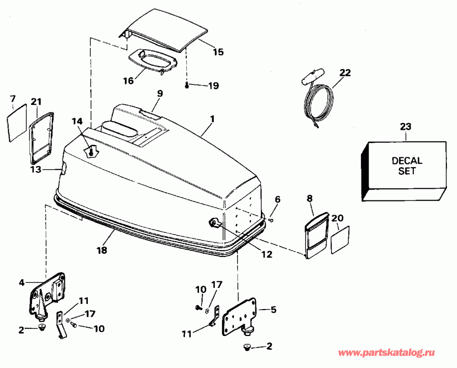 �������� ��������� ����� ������� E40EEOD 1995  - Johnson 25-40 - Johnson 25-40