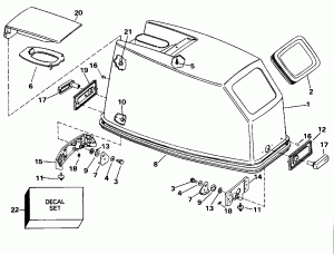 ������ ��������� (�����) - Evinrude (Engine Cover - Evinrude)