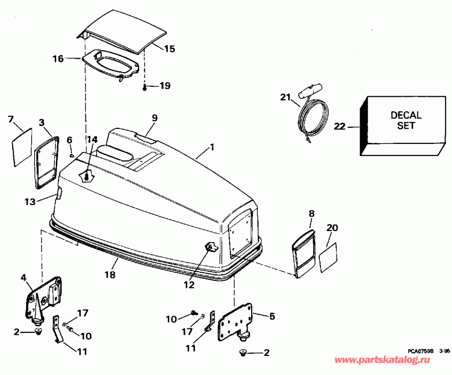 �������� ����� EVINRUDE E48ESLEOS 1995  - Evinrude - Evinrude