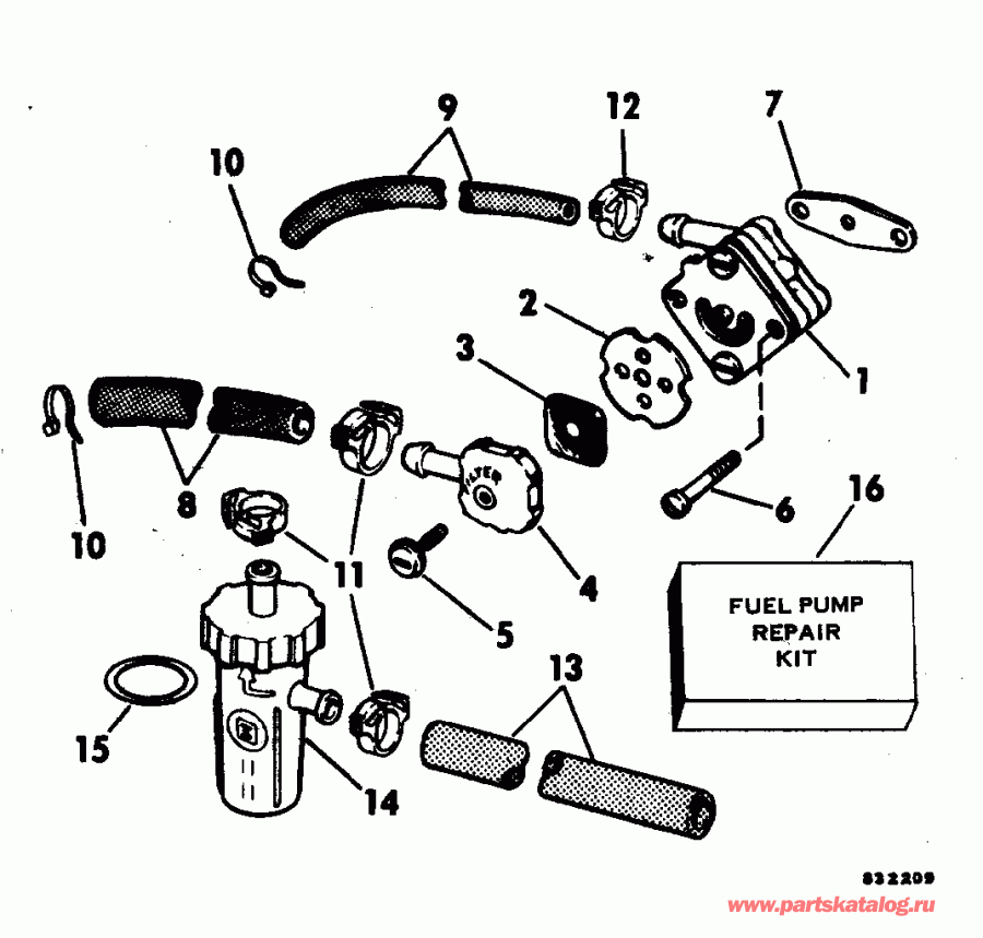 �������� ����� EVINRUDE E48ESLEOS 1995  - imer System / imer System
