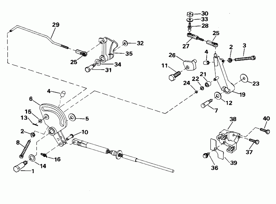 ��������� ����� ������� E48ESLEOS 1995  - ift & Throttle Linkage - ift & ����������� ��������age