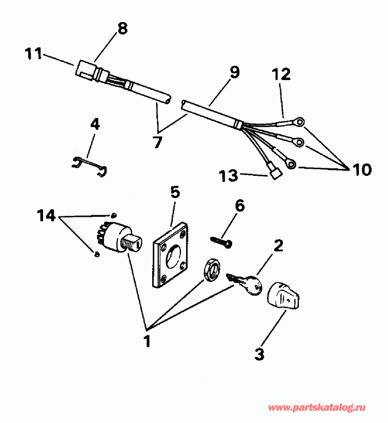  EVINRUDE E50BEEOD 1995  - 40te, 40ttl