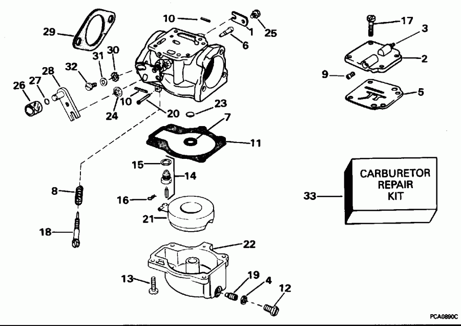 �������� ����� Evinrude E50BELEOD 1995  - All 50 Models / All 50 Models