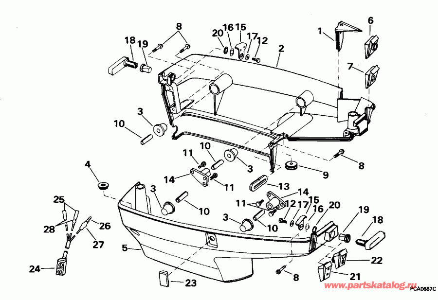  ������� E50BELEOD 1995  - wer Engine Cover / wer ������ ��������� (�����)