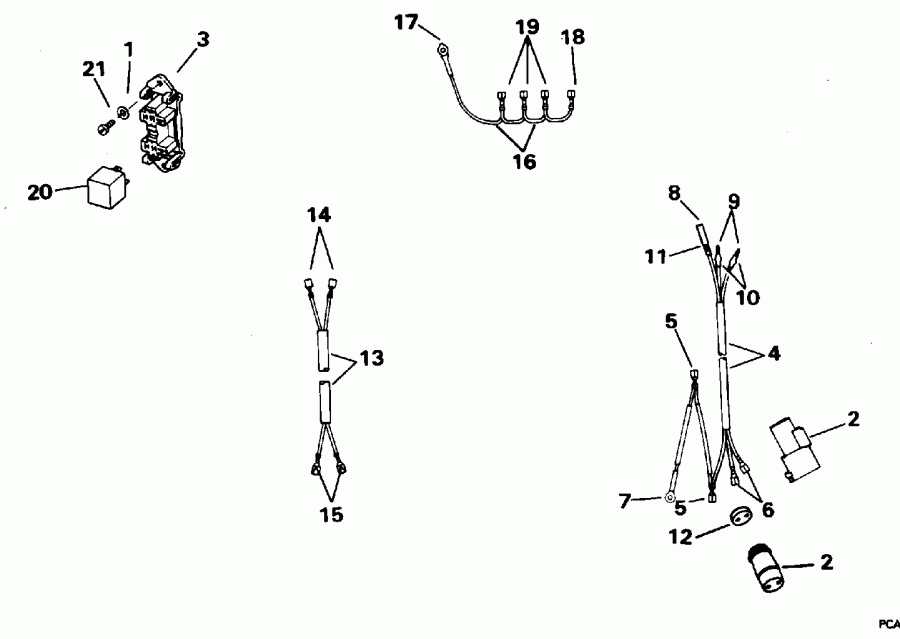��������� Evinrude E50TLEOD 1995  - 40ttl Only / 40ttl Only