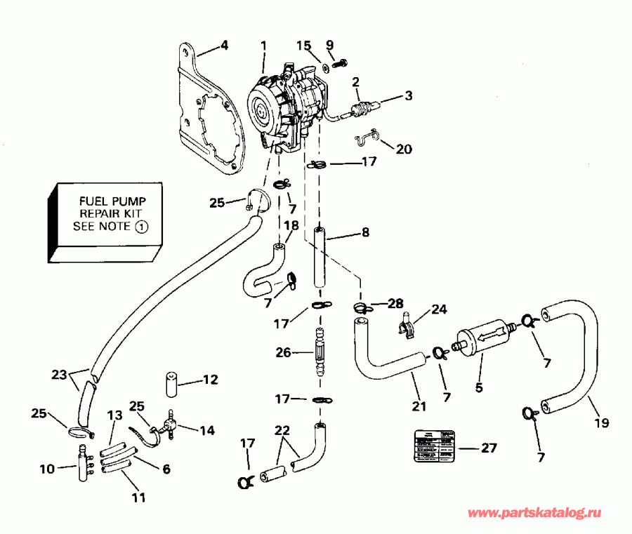 �������� ����� Evinrude E60ELEOC 1995  - el �����