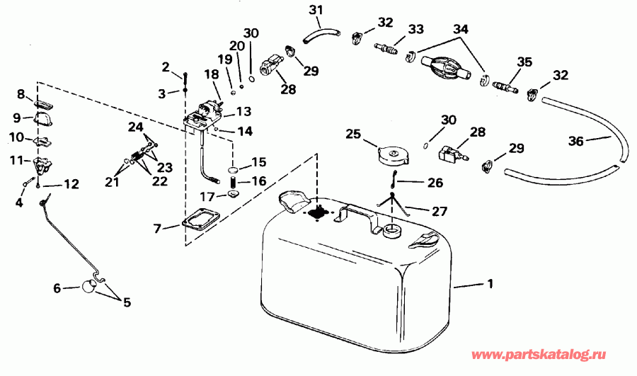 ��������� Evinrude E60TLEOC 1995  - el Tank - el Tank