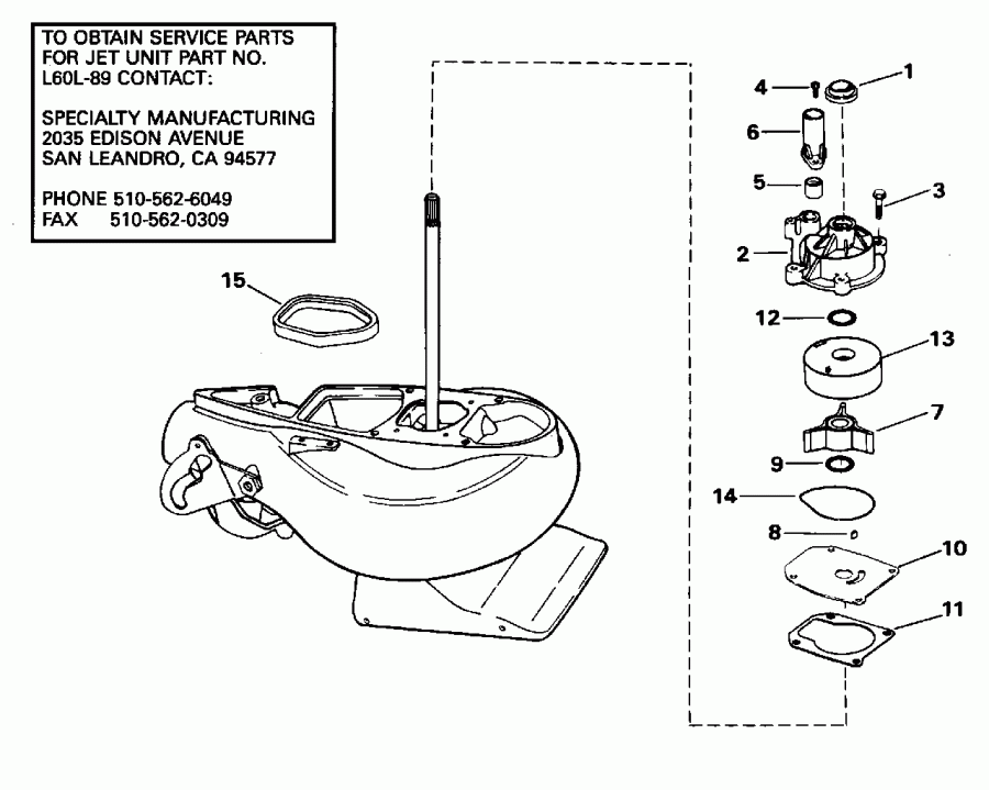 ��������� ��������� EVINRUDE E60TLEOC 1995  - J70jl Only / J70jl Only