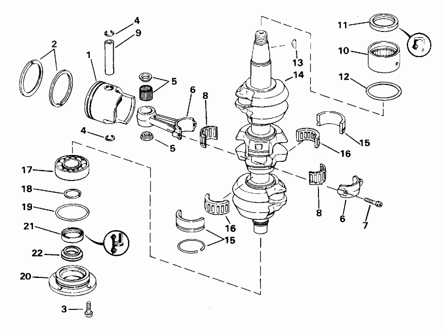  EVINRUDE E65RSLC 1995  - ank��� & �������