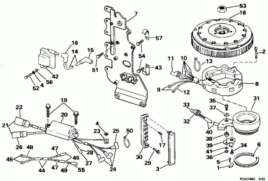  Evinrude E65RSLC 1995  - nition System / nition System